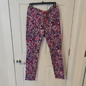 Lilly Pulitzer Vibrant Floral Pants